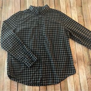 Goodfellow & Co mens long sleeve casual plaid button down shirt | size XL